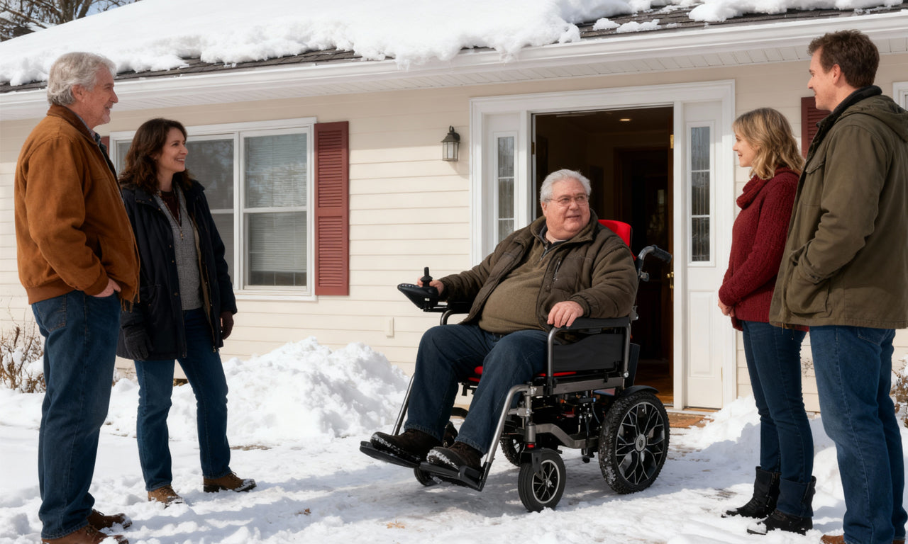 Anywell YS16-1: Best Transportable Electric Wheelchair with Folding & Long Range