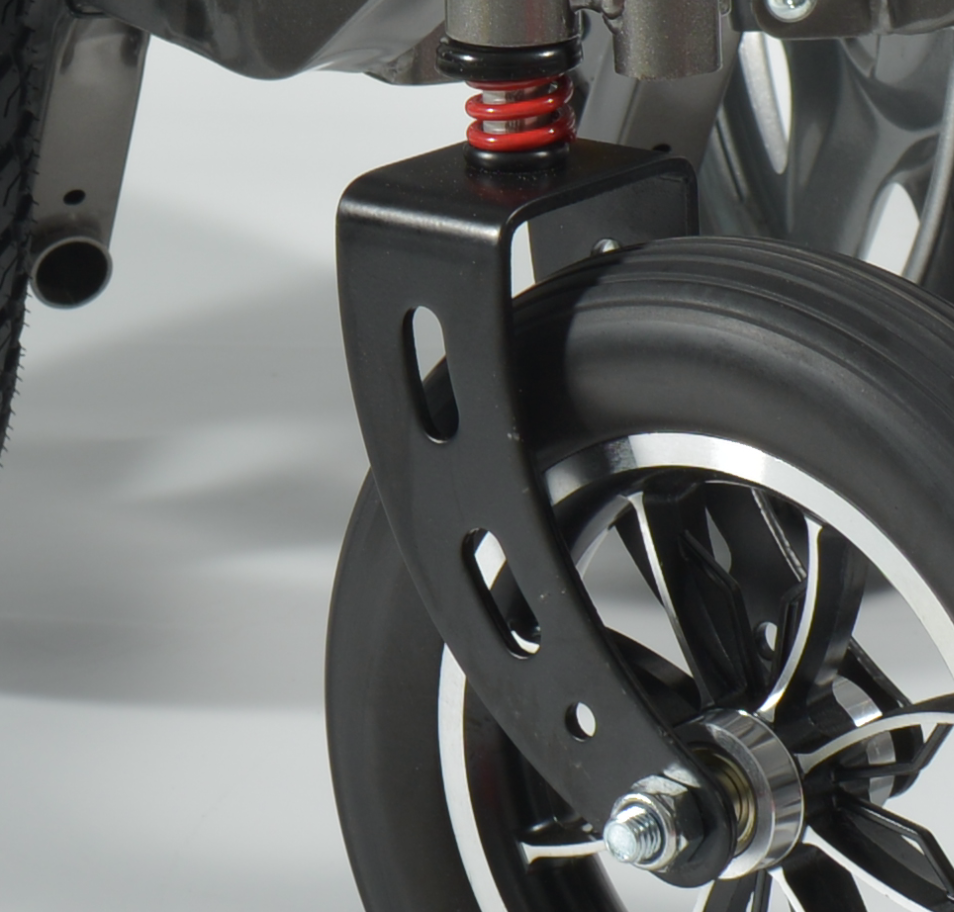 16-1 Plus Electric Wheelchair Replacement Part - Front Fork and Suspension Spring Set