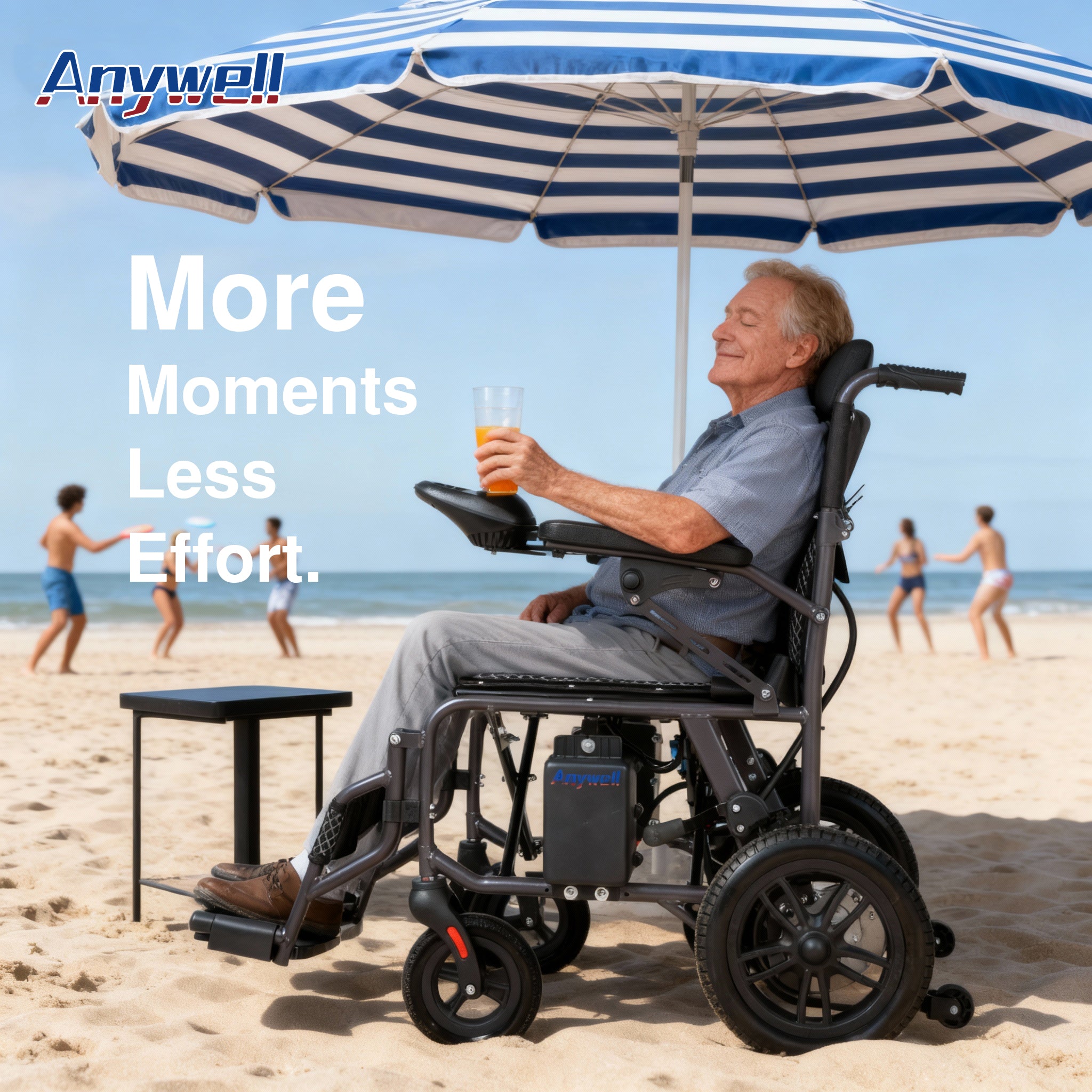 Anywell YS12-15 Foldable Lightweight Electric Wheelchair