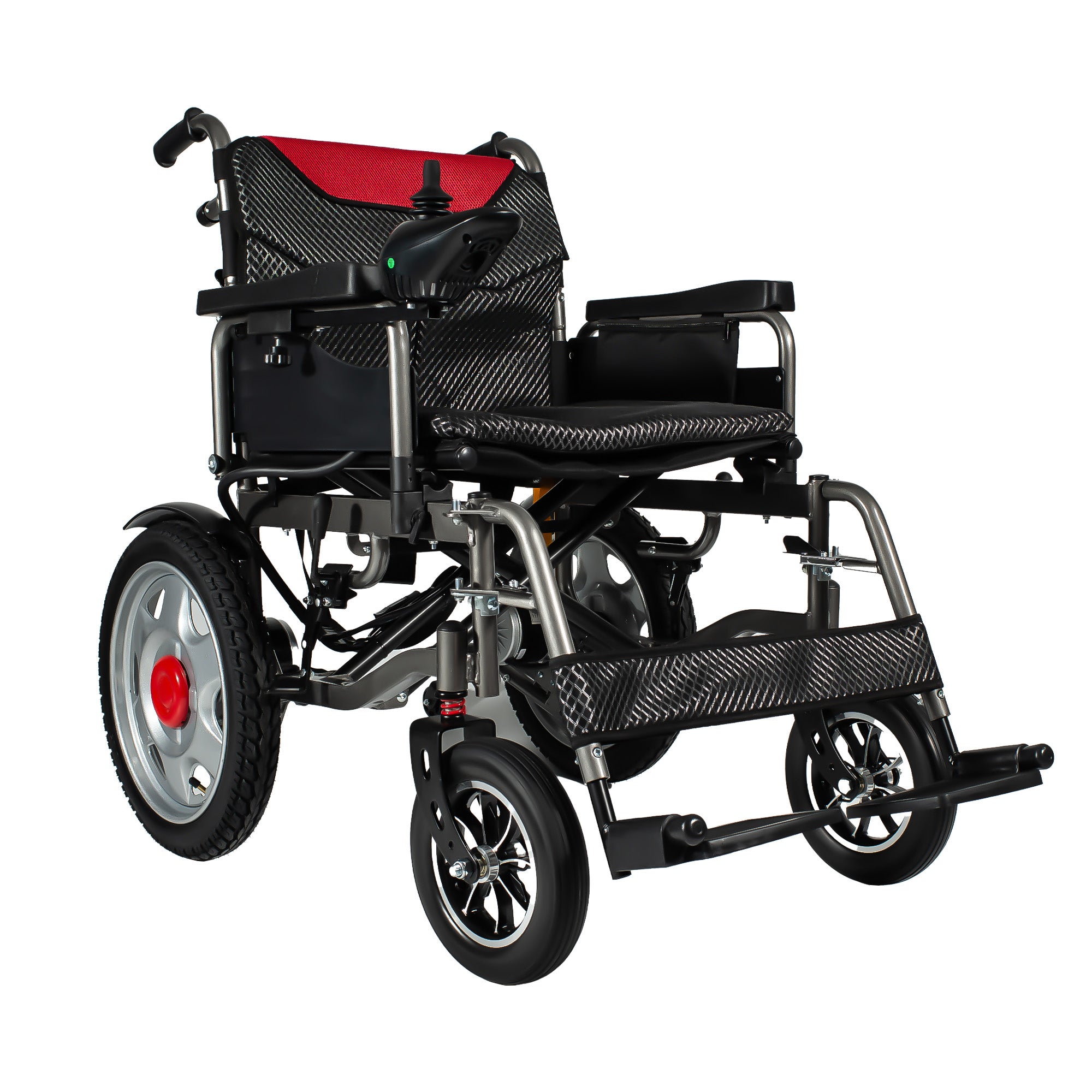 Anywell YS16-1 PLUS:Newly Upgraded Foldable Wide Seat Electric Wheelchair - 330 LBS Capacity, Extra Spacious Seat for Adults