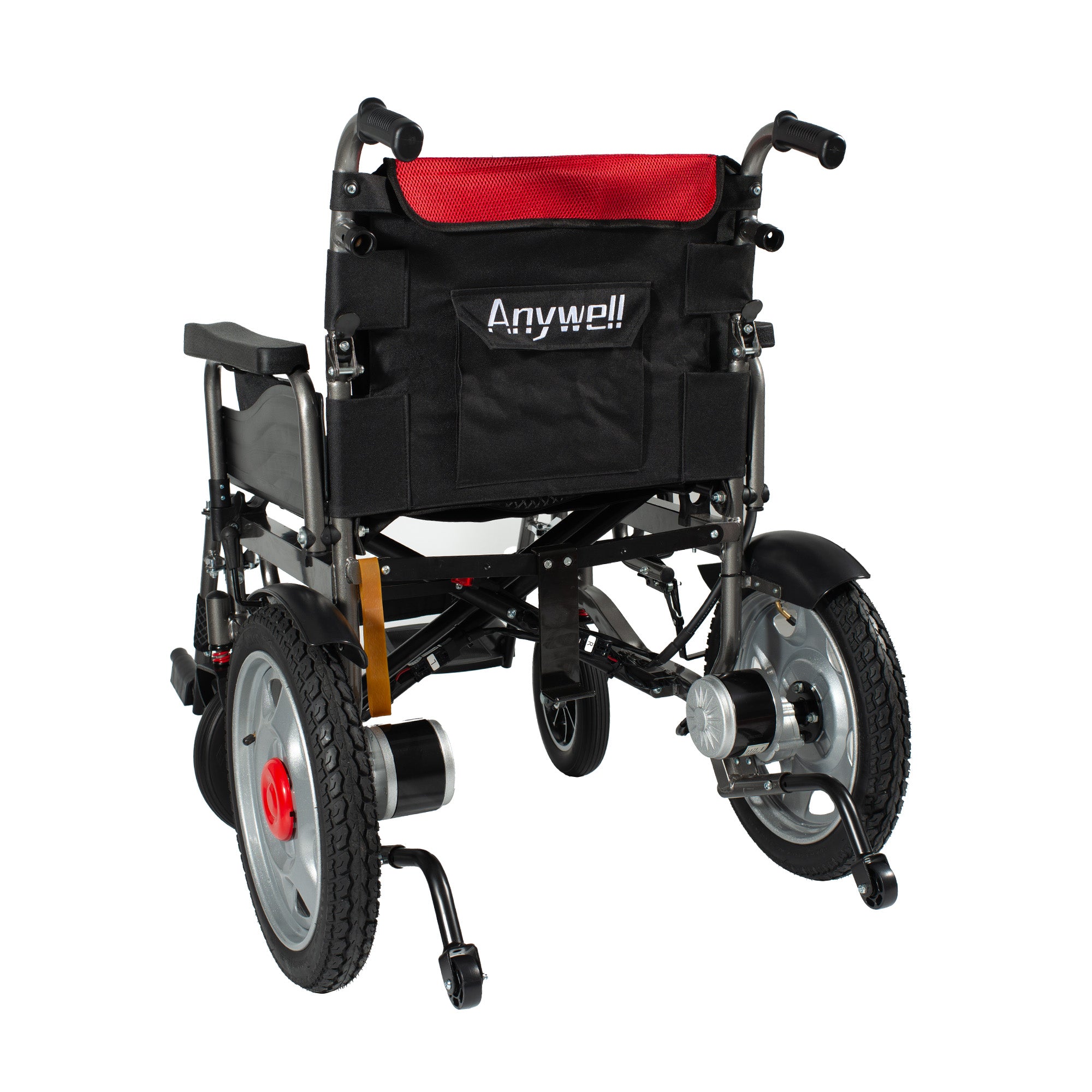 Anywell YS16-1 PLUS:Newly Upgraded Foldable Wide Seat Electric Wheelchair - 330 LBS Capacity, Extra Spacious Seat for Adults