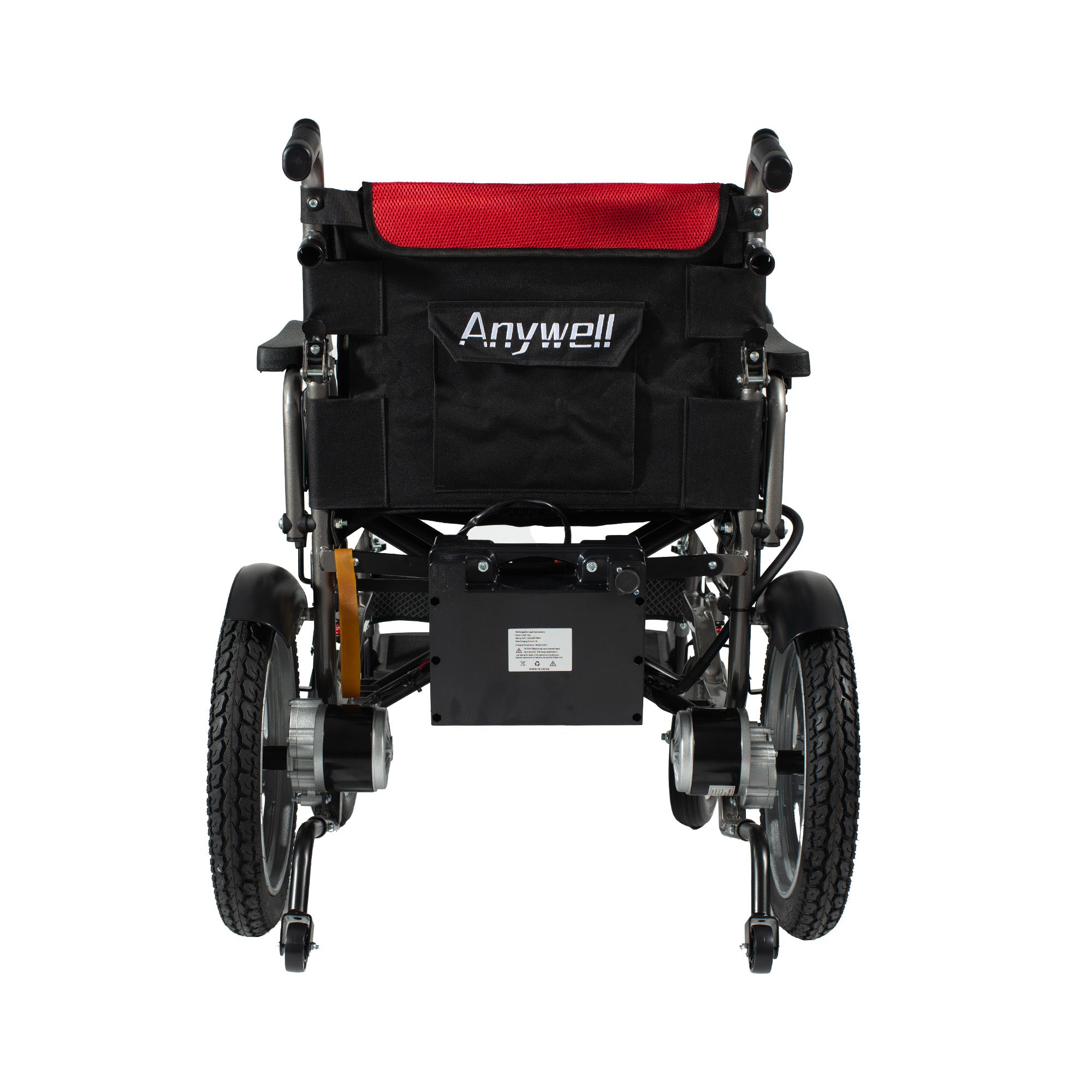 Anywell YS16-1 PLUS:Newly Upgraded Foldable Wide Seat Electric Wheelchair - 330 LBS Capacity, Extra Spacious Seat for Adults