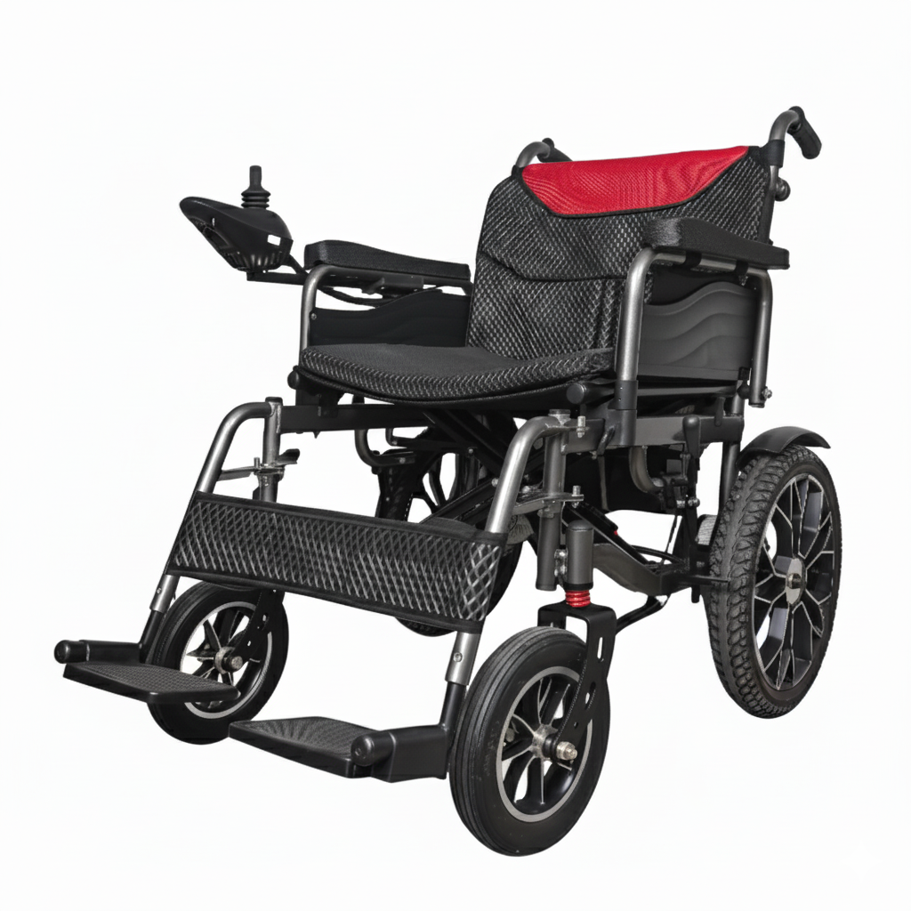 Anywell YS16-1 PLUS:Newly Upgraded Foldable Wide Seat Electric Wheelchair - 330 LBS Capacity, Extra Spacious Seat for Adults