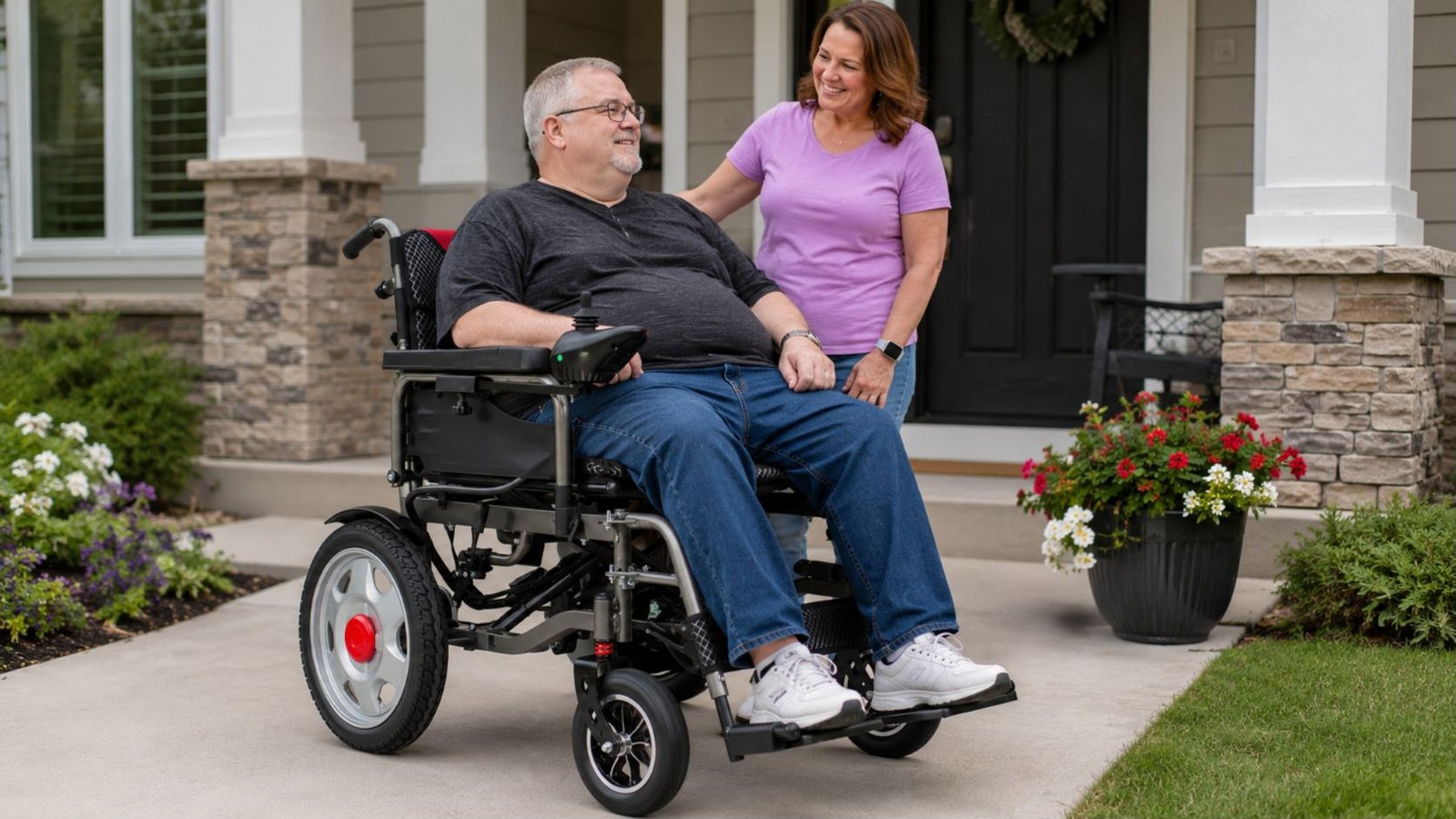 Roomier support for home, errands, and longer sitting time.