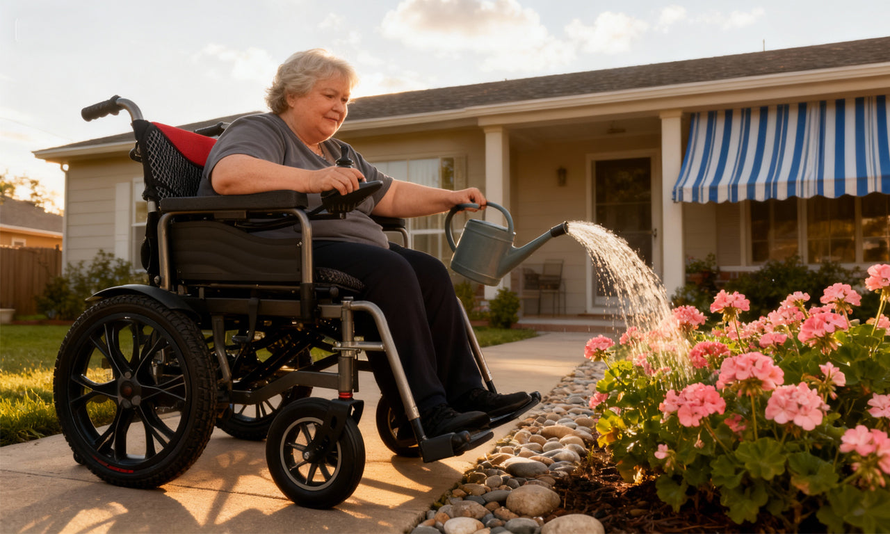 Heavy-Duty Electric Wheelchair for Obese Users | Anywell YS16-1