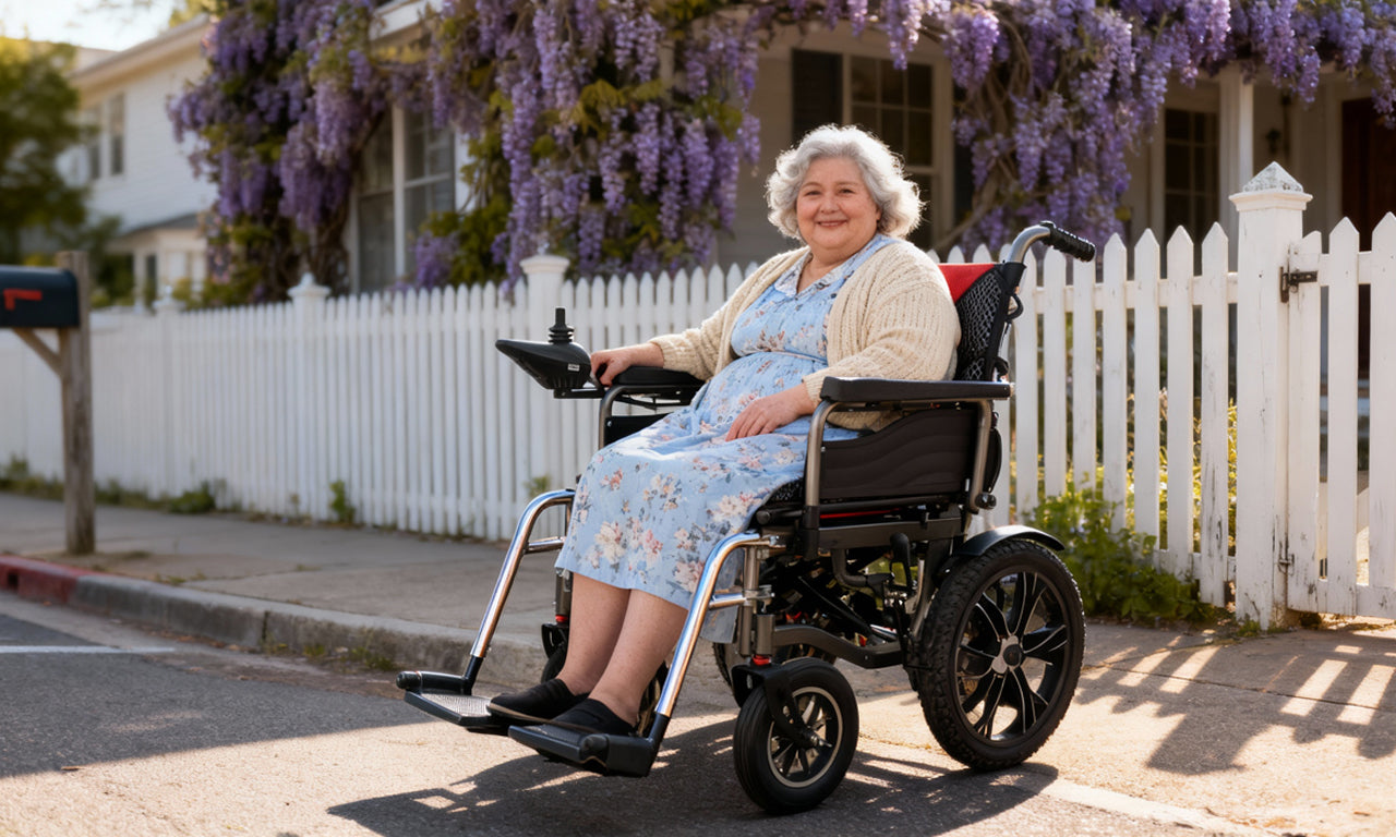 How Many Hours Does an Electric Wheelchair Last | Anywell YS16-1