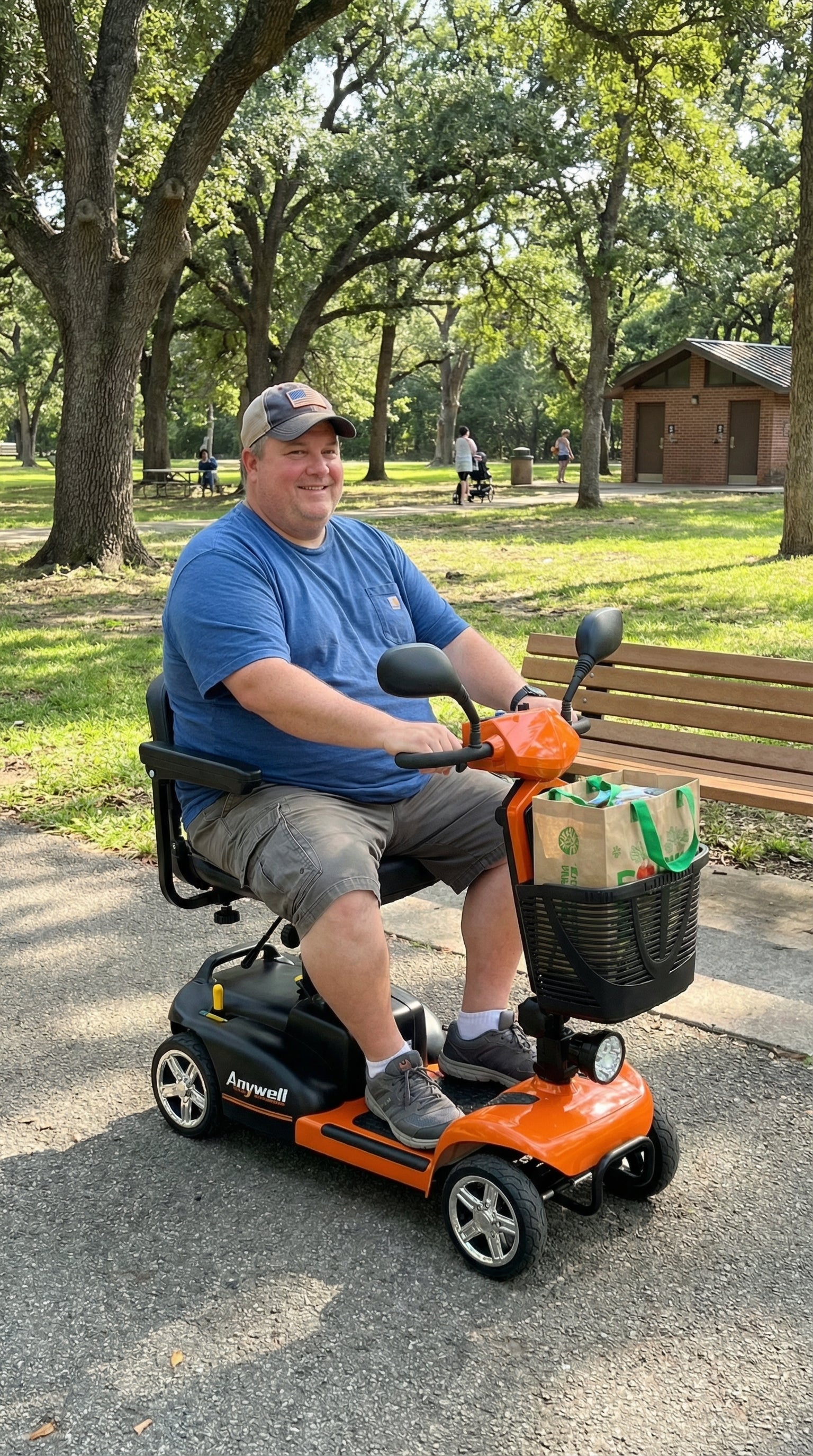 X-024 Electric Mobility Scooter with 350-watt motor- More Power, Wide Seat for Comfortable Ride,Higher Weight Capacity