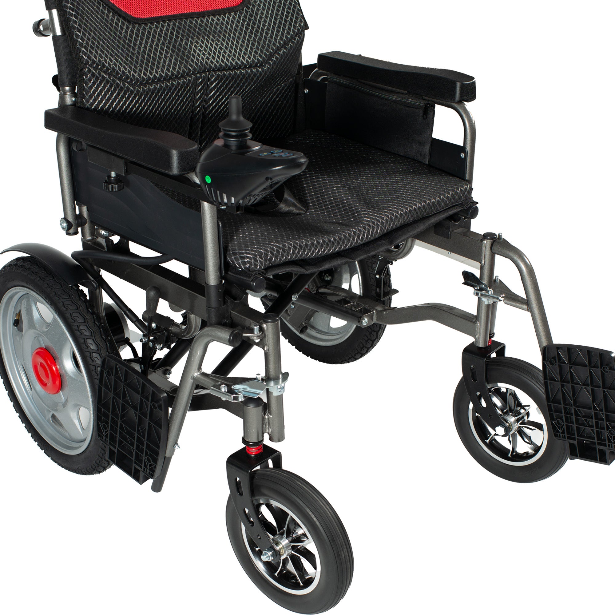 Anywell YS16-1 PLUS：Newly Upgraded Foldable Wide Seat Electric Wheelchair - 330 LBS Capacity, Extra Spacious Seat  for Adults