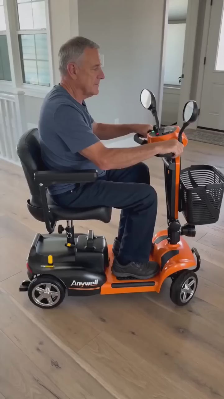 X-024 wide seat mobility scooter demo video