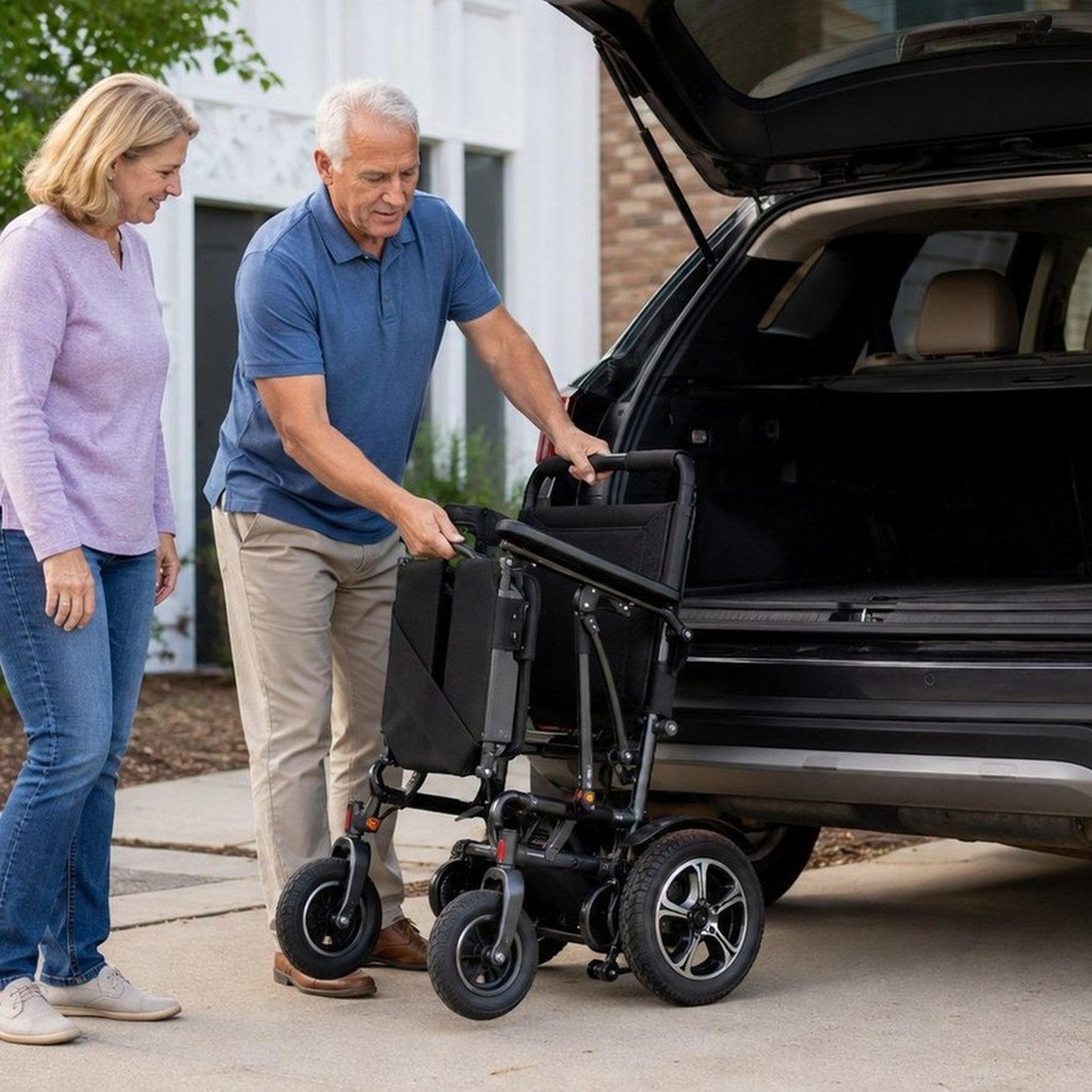 Anywell YS12-15 PLUS Foldable Lightweight Electric Wheelchair