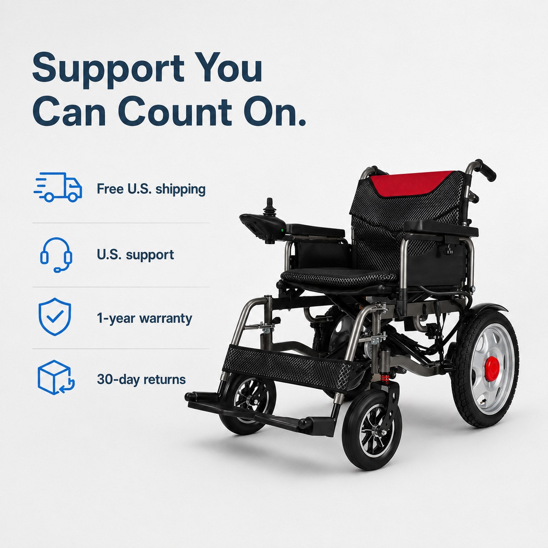Anywell YS16-1 MAX Wide-Seat Power Wheelchair 20Ah