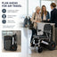 Anywell YA12-5 Long Range Electric Wheelchair - Lightweight Aluminum Alloy, Heavy Duty & Durable - Lowest Price (Limited Stock)