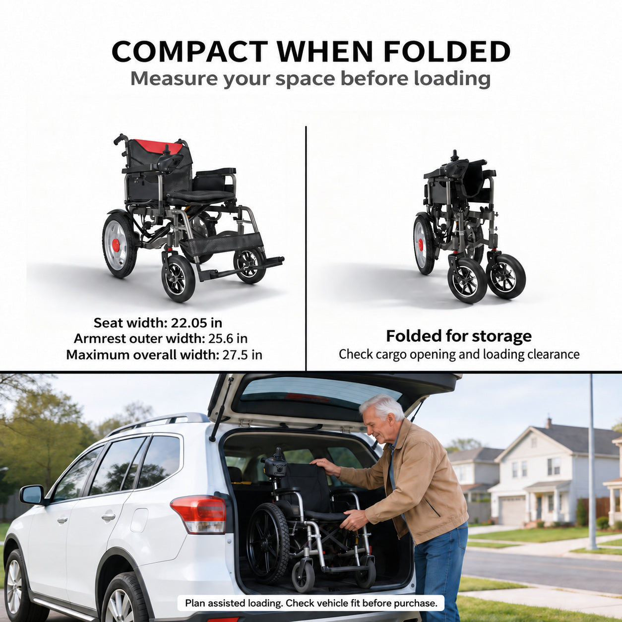 Anywell YS16-1 MAX Wide-Seat Power Wheelchair 12Ah