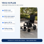 Anywell YS12-15 PLUS Foldable Lightweight Electric Wheelchair
