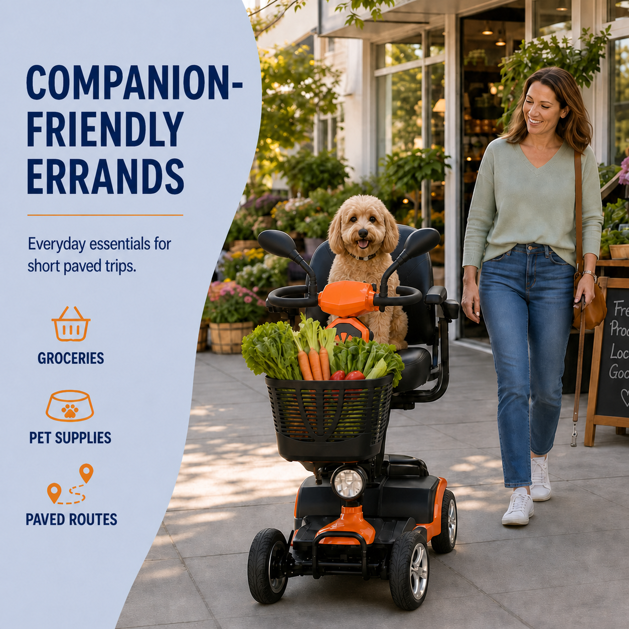 Anywell X-024 Electric Mobility Scooter | 19.7 in Wide Seat | 350W Motor | Up to 20-Mile Range | Approx. 5 MPH | Up to 400 lb Capacity | 24V 20Ah Battery | Approx. 106 lb Net Weight
